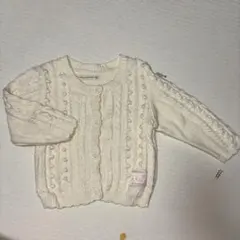 coeur a coeur クーラクール　カーディガン　80サイズ　ベージュ