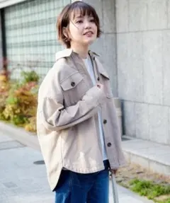 CEPO/CPOジャケット ミリタリージャケット ビッグシルエット 綿100 M