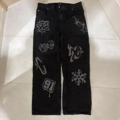 XLARGE グラフィティプリント デニムパンツ 36