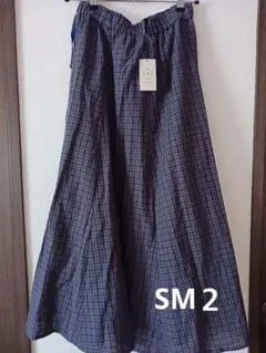 新品☆Samansa Mos2 ギンガムチェック ギャザースカートのサムネイル