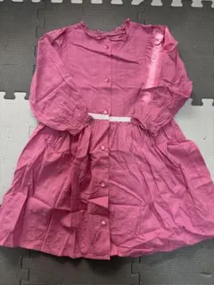 apres les cours ピンク シャツ ワンピース 110cm