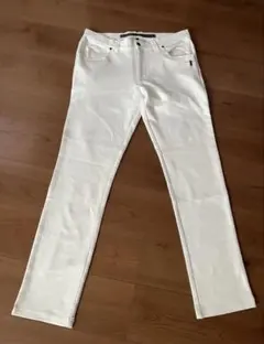 T-MAC ホワイトゴルフパンツ ストレッチ 裏起毛防寒防風 XXL