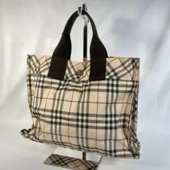 Burberry バーバリー ノバチェック トート ハンドバッグ ブランド