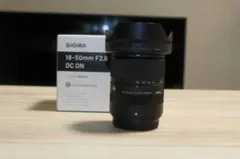 SIGMA 18-50mm F2.8 DC DN Xマウント フィルター付