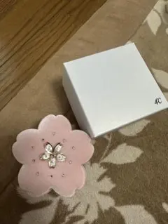 4℃ 桜ジュエリーボックス ピンク