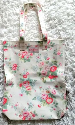 Cath Kidston 　キャスキッドソン　花柄トートバッグ　ビニール