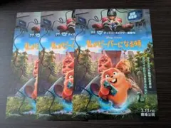 私がビーバーになる時　チラシ　フライヤー　3枚