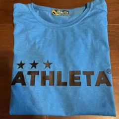 ATHLETA ロゴ Tシャツ 150 水色