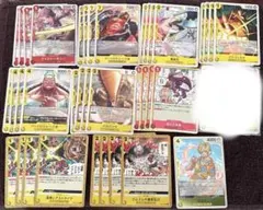 ワンピースカード　赤黄ボニーデッキパーツまとめ売り
