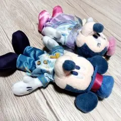 ディズニー ファンタジースプリングス ミッキー ミニー ぬいぐるみバッジ