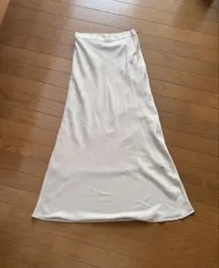 LOWRYSFARM ホワイト マーメイドスカート