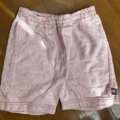 赤と白ストライプ 半ズボン 80