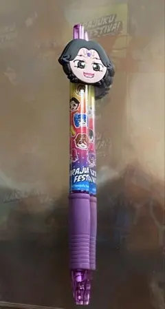 原宿フェスティバル ラバーマスコット付きボールペン リアルピース 竹下パラダイス