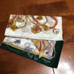 セリーヌ ハンカチ 2枚セット 美品  CELINE