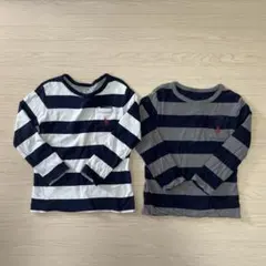 美品　ポロラルフローレン　長袖　カットソー ボーダー　リバーシブル 2枚セット