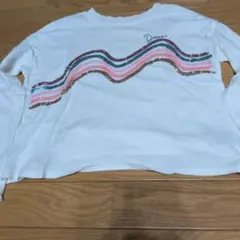 Dream スパンコール装飾 長袖Tシャツ ホワイトのサムネイル