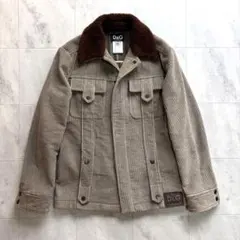 【archive】ドルチェ&ガッバーナ ムートン襟 コーデュロイブルゾン 46