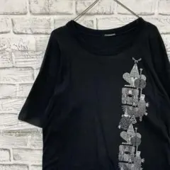 USA製90sヴィンテージTシャツ！シングルステッチブラック古着　L 0617のサムネイル