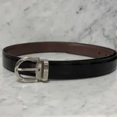 Salvatore Ferragamo レザーベルト リバーシブル 本革 黒 茶