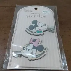 ミッキーミニー前髪クリップ