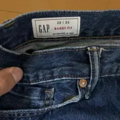 GAP バギーフィットデニム 29/30 インディゴブルー