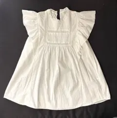 白　レース　フリル　チュニック　グランジ　フェアリーグランジ　森ガール　Y2K