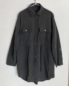 ZARA ザラ 長袖シャツ チュニック丈 ライトアウター