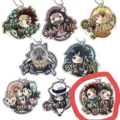 【未開封】鬼滅の刃 ぴた！でふぉめ アクリルキーホルダー 【炭治郎&禰豆子】