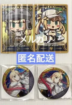 FGO 霊基召喚缶バッジ sd アクスタ アルトリア・キャスター アルキャス