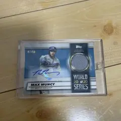 Max Muncyサイン入りメモラビリアカード 07/50 toops