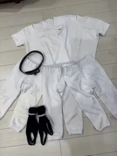 ホワイト 野球 ユニフォーム(練習着) セット