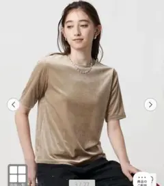 ベロア Tシャツ ウォッシャブル
