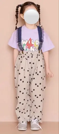 マーキーズ イージータックパンツ　ゆったり　ズボン　水玉