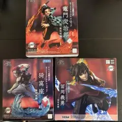 鬼滅の刃 XrossLinkフィギュア 竈門炭治郎 冨岡義勇 猗窩座 3個セット