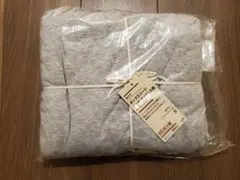 【新品】無印良品　ボックスシーツ　ベッドマットレス用　シングルサイズ　グレー