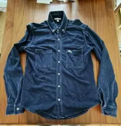 LACOSTE ダークデニム 長袖シャツ US S