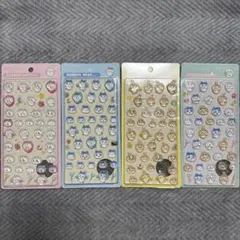 ちいかわシール 4枚セット　ちいかわ　ハチワレ　うさぎ　みんな　ボンボンドロップ