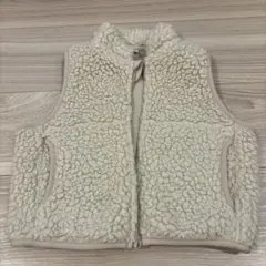 無印良品 ボアフリース ベビー/キッズ ベスト 80cm