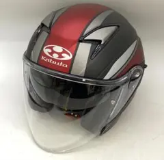 OGK Kabuto ジェットヘルメット マットブラック レッドライン OGK Kabuto ジェットヘルメット マットブラック レッドライン - メルカリ