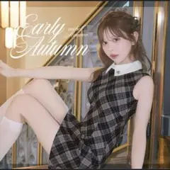 michell Macaron ミシェルマカロン 襟付きチェックミニワンピース