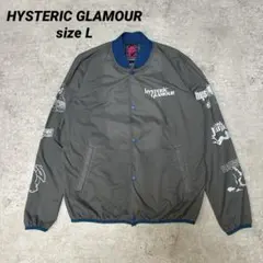 HYSTERIC GLAMOUR コーチジャケット ヒスガール L チャコール