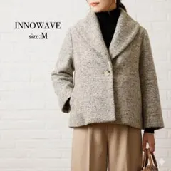 ☆ウール混☆ INNOWAVE コート グレー Mサイズ アウター