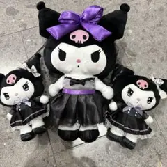 クロミ　Kuromi 1番くじ　ラスト　ぬいぐるみセット 3点セット