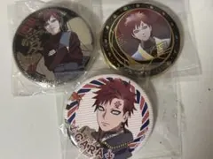 NARUTO ナルト 我愛羅 缶バッジ 金バッチ 月下の忍 マリン