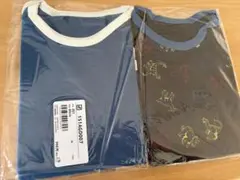 恐竜柄シャツ肌着2枚セット