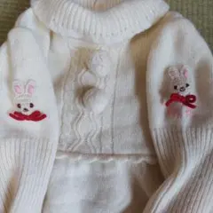 ミキハウス　ニット　ワンピース　100