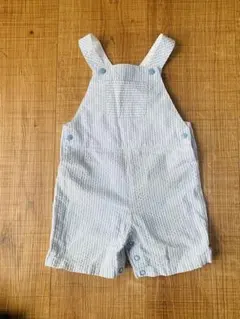 オーバーオール 12m 74cm プチバトー　PETIT BATEAU 美品