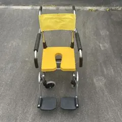 極美品】カワムラサイクル 入浴用車椅子 シャワーキャリー イエロー 介護用のサムネイル