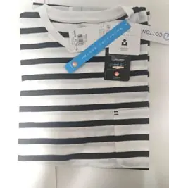 新品未使用 T-STK ボーダー ポケットTシャツ Sのサムネイル