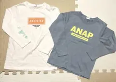 ANAP KIDS 120 ロンT2枚セット